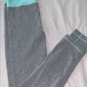Blue and Gray Yoga Pants/ Leggings